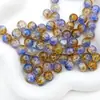 Flor explosiva miçanga de vidro moído string pulseira de contas contas feitas à mão materiais diy cristal cordão de mão contas soltas acessórios