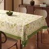 Toalha de Mesa Retangular Estilo Vintage, Resistente a Manchas e Fácil de Cuidar, Adequada para Uso Doméstico, Melhora o Ambiente na Sala de Estar, Capa para Mesa de Centro, Capa Protetora para Superfície da Mesa