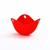 En stock copa de huevo de silicona resistente a altas temperaturas cocedor de huevos utensilios de cocina domésticos vaporera de huevos de silicona sartén antiadherente portahuevos