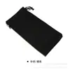 Bolsa para óculos preto e branco cinza microfibra bolsa de armazenamento agulha uma agulha duas agulha três fábrica de tricô atacado logo imprimível