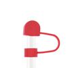 Tapa de pajita de color directa de fábrica accesorios DIY PVC suave tapa de pajita de 10 mm hebilla decorativa a prueba de polvo en stock al por mayor