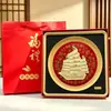 Popular Set de Regalo Caja de Ornamentos Dorados, Éxito Instantáneo, Riqueza Dorada, Decoración del Hogar, Regalos de Seguro Empresarial al por Mayor