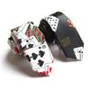 Xiao Xia Song estilo coreano moda casual gravata 5 centímetros versão estreita britânica na moda masculino e feminino estudantes personalidade poker hip hop