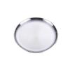 Plato Plano de Acero Inoxidable 304 Estilo Coreano Plato Redondo Dorado Bandeja de Frutas para el Hogar Bandeja para Buffet de Restaurante Bandeja para Barbacoa Bandeja para Snacks
