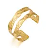Amazon Pulsera de Aro Geométrica Creativa con Baño de Cobre Transfronteriza para Mujer, Pulsera Vintage de Moda y Sencilla Estilo Ins