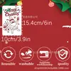 Conjunto de moldes de pintura vazada para decoração de Natal europeia e americana, para rastreamento DIY infantil, rabiscos, pintura em spray e estêncil