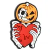Serie de Halloween Goma Blanda de PVC Fantasma Peculiar Decoraciones con Cuentas Diversión DIY Desmontable Cuentas Doble Cara Transfronterizo