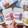 Pinza para el pelo de personaje de dibujos animados de resina Dongdaemun de Corea del Sur para niñas, Diadema grande con estampado explosivo de animales, Par de pinzas