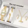 Comércio Exterior Mais Vendido Novo Tendência Quadrado Relógio Feminino Relógio Dourado Relógio Feminino Pulseira de Aço Relógio Feminino Fabricante em Estoque Atacado