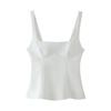 Atacado de comércio exterior estilo europeu e americano transfronteiriço novo ZRA em estoque top decorado com laço nas costas feminino AliExpress