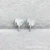 Aleación de titanio ASTMF-136 diamante fluido amor G23 titanio nuevo amor labio uña pendiente piercing joyería cabeza