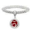 Pulsera Vibratoria de Acero Inoxidable para Aromaterapia Repelente de Mosquitos Árbol de la Vida Caja de Perfume con Aceite Esencial Pulsera Magnético-estrictiva para Parejas