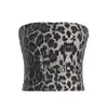 Hot pants de cintura baixa com lantejoulas e estampa de leopardo para mulheres, roupas femininas ultra curtas justas ao corpo, sexy, estilo europeu e americano, para boate