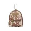 Mochila mini personalizada estilo fanático militar, bolsa de llaves para colgar en la cintura multiusos, bolsa de almacenamiento para cambio y artículos varios, colgante decorativo