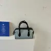 Bolsa de Ombro Vintage Estilo Coreano Nova Primavera Moda Melhor Venda Cor Sólida para o Dia a Dia Transversal Balde Bolsa de Mão