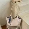 Elegante Bolso Cubo Tejido Minimalista de Nicho Coreano Xiaomi Home 2026 Nuevo Lanzamiento Bolso de Hombro Grande de Uso Diario Casual