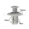 Adecuado para capó de coche, parachoques, guardabarros, panel de moldura de puerta, remaches de tornillo para agujero de 8 mm