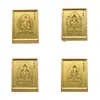 Estatueta de Buda de Ouro Puro 999 para o Ano de Nascimento, Estátua de Buda das Oito Divindades Guardiãs com Moldura de Folha de Ouro, Presente de Negócios para Idosos, Oração por Bênçãos