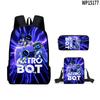3D Nuevo Producto Robot Espacial Astro Bot Mochila Escolar Mochila Estudiante de Primaria y Secundaria Bolso Mensajero Estuche