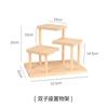 Rack de Armazenamento de Madeira Maciça para Logs Rack de Armazenamento de Mesa Prático Estudo Quarto Multifuncional Novo Estilo Chinês Artefato de Transformação de Mesa