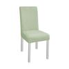 Funda para Silla de Comedor de Chenilla de Color Sólido Transfronteriza para el Hogar, Cubre Asiento a Prueba de Polvo, Respaldo Todo en Uno Elástico, Funda Protectora para Taburete