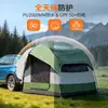 Tenda de porta-malas para carro, acampamento de autossuficiência, tenda de porta-malas expandida, espaço amplo, à prova d'água, barraca de acampamento ao ar livre