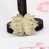 Tocado de joyería hecho a mano DIY, flor de crisantemo de caléndula, toallita, cantidad de progreso, accesorios antiguos, corona, horquilla, material de ropa china B316
