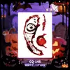 Pegatinas de tatuaje de Halloween con múltiples diseños al por mayor: calabaza, fantasma, araña, calavera, varias cicatrices sangrientas, heridas falsas