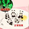 Adornos Lindos de Panda Gigante para Coche Cerámica Paisajismo Carnoso Micro Paisaje Adornos Decoraciones de Escritorio Regalos Souvenirs