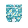 Pantalones sanitarios para perros con broches, a prueba de fugas, resistentes a la suciedad, lavables y reutilizables, ajustados sin volumen, pañales para cuidado en casa para perras
