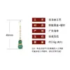 Pendientes de calcedonia con forma de calabaza estilo chino para mujer, nuevos pendientes estilo chino Hanfu, cheongsam, falda de cara de caballo, ganchos de oreja con borlas, elegantes y versátiles