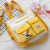 Mochila de hombro periférica de Genshin Impact soldado errante vagabundo Fengyuan Wanye Escuela Secundaria Walnut bolsa de mensajero de gran capacidad