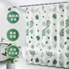 Conjunto de cortina de chuveiro à prova d'água e resistente a mofo para atacado e exportação, incluindo uma cortina de chuveiro, tela de privacidade e cortina de banheiro, projetado para ser à prova d'água e isolante térmico, e pode ser instalado sem furar