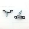 Conector Invisible Dos en Uno de Acero al Manganeso Templado Reforzado para Gabinetes y Armarios, Tornillos de Montaje Ocultos sin Agujeros, Sujetadores de Clic, Ferretería