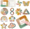 Pegatinas Sensoriales de Descompresión Amazon Transfronterizas Pegatinas Sensoriales para la Ansiedad Alivian el Estrés y Calman Pegatinas con Textura Cóncava y Convexa