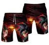 2023 Nuevos Pantalones Cortos de Playa Cosplay de Anime Dragon Ball dbz Pantalones Deportivos con Estampado Digital Wukong