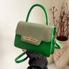 Grande Capacidade Retro Bolsa Bolsa Feminina Nova Moda Ombro Bolsa Crossbody Commuter Pequena Bolsa Quadrada All-match