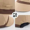 Sombrero de Mujer que Hace que la Cara Parezca Más Pequeña, Sombrero de Pescador, Bloques de Color, Sombrero Plegable de Equitación, Sombrero Casual Versátil que Puede Sostener una Mascarilla, Gorra de Béisbol