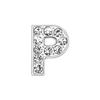 10mm Diamante Branco Letra Liga Strass Letra Inglesa diy Pulseira Coleira de Animal Chaveiro Acessórios de Joias