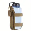 Conjunto Tático Outdoor de Chaleira de Água Ajustável Portátil Conjunto de Copo de Água Bolsa Pendurada Copo Térmico Selo de Cintura Pingente para Mochila