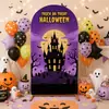 Atmosfera de Palco para Festa de Halloween Arco em U Elástico Tecido para Fundo Cobertura Elástica