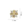 Buccellati Manicura Joyería de Circonita Lujo Ligero Estilo Retro Trébol de Cuatro Hojas Corazón Diamante para Uñas Super Brillante Accesorios Venta al por Mayor