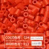 Paquete de Recarga de 264 Colores 1000 Piezas 2.6 mm Fusion Beads Tablero de Pines Set de Rompecabezas Beads para Planchar Serie Completa de 264 Colores
