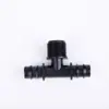 16 20PE Conexões para Tubos Irrigação por Gotejamento Conector Reto com Barbante Cotovelo Rolamento Cotovelo com Barbante Aspersor de Estufa Tê Positiva Plug