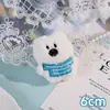 Pelúcia de Desenho Animado West Highland Terrier Boneca Broche Sino Cachorrinho Boneca Pingente de Bolsa Cachecol Chapéu Acessórios Acessórios Materiais