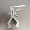 Abrazaderas de junta en ángulo 760/820 resistentes al viento para tejas de acero de color y abrazaderas de aleación de aluminio, abrazaderas a prueba de viento para techos, abrazaderas para soportes fotovoltaicos