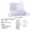 Caja de Almacenamiento a Prueba de Polvo para 64 Herramientas Especiales Caja de Almacenamiento para Cuentas de Arroz Accesorios para Herramientas de Pintura de Diamantes Hechos a Mano Caja de Plástico