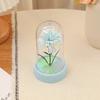 Nueva Flor Inmortal de Láser Flor de Jabón Acrílica con Luz Adorno de Escritorio Creativo Regalo para el Día de la Madre San Valentín
