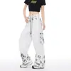 2026 Moda de Calle para Mujer Nuevo Verano Ropa de Trabajo Holgados Casual Deportivos Versátiles Pantalones Caídos Estilo Pareja