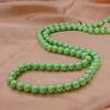 Cuentas redondas de colores, perlas de imitación de vidrio, cuentas sueltas, hechas a mano, accesorios de bricolaje, material para collares, accesorios de joyería al por mayor